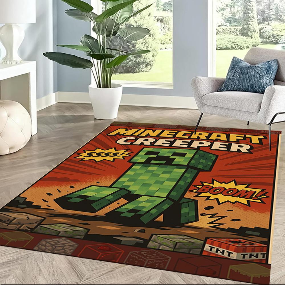 Minecraft 103 Carpet Suitable for Living Rooms Playrooms Game Room Dining Room Antislip Carpet Anime Office Decor Spiritual Gift