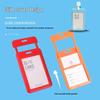 Double-Sided Transparent ID Card Holder with Lanyard - Push-in Style for Employee or Student Access Cards