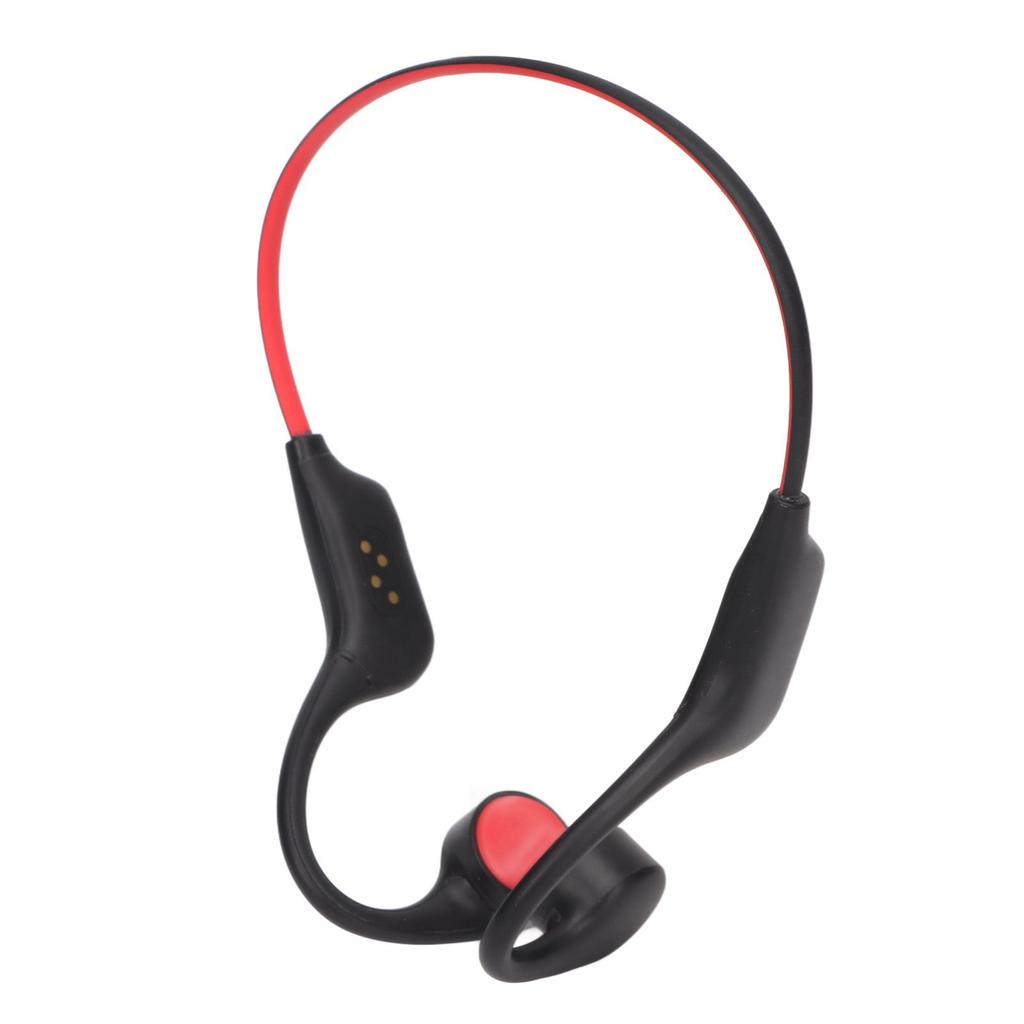 Bone Conduction Bluetooth Headphone Stereo IP68 Sweat Proof Open Ear Wireless Headset with Mic for Running Driving