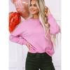 Fashion Stylish European and American Pearls Long Sleeve Pullover Hoodie