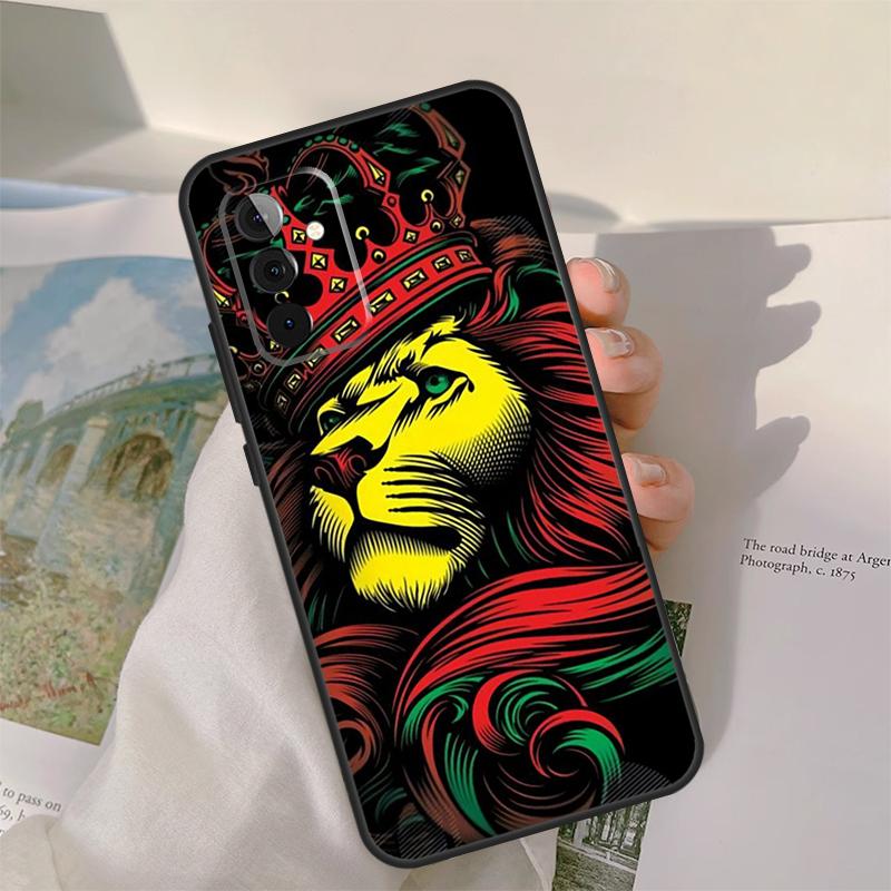

Rastafarian Lion Case For Samsung Galaxy A13 A33 A53 A34 A54 A14 A15 A16 A26 A36 A56 A12 A32 A52 A06 A35 A55 Samsung A06