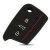 Jingyuqin 3 Button Silicone Key Fob Cover Case For VW Polo 2016 Golf 7 MK7 For Skoda Octavia Combi A7 For SEAT Leon Ibiza CUPTRA