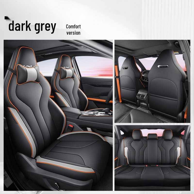 Breathable Perforated Seat Covers for 2023-2025 Changan Uni-V, All-Season Universal Fit.