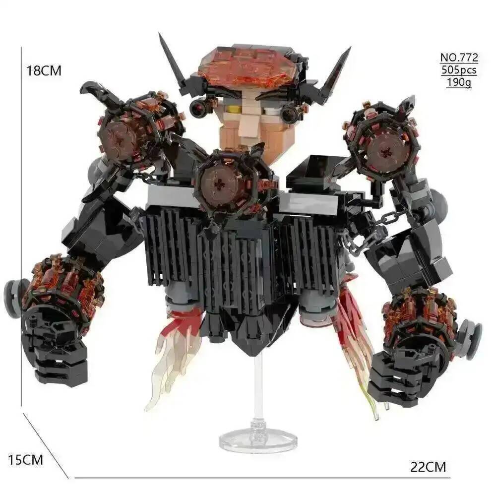 Скібіді Туалет Спікермен Людина-Дикторлник Кубики Титани ТВ Людина Годинниковий Чоловік Годинникоман G Людина Скібіді Будівельний Блок Камерамен Дрильмен