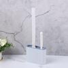 Luxury Toilet Brush Wall Hanging Toilet Brush Long Handled Silicone Toilet Brush Soft Bristles WC Cleaning Brush Clean Tool Bathroom Accessories