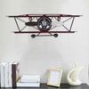 Creative Retro Aircraft Clock, Living Room, Dining Wall, Wall Decoration, Wall Hanging, Iron Orname