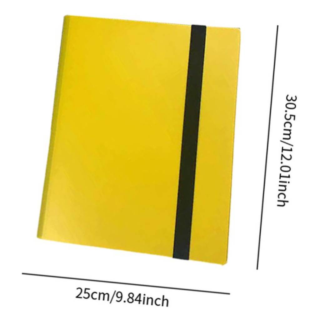 4 Pockets Trading Card Carrying Binder Card Collection Binder for Sports Cards Card Books Card Storage Case