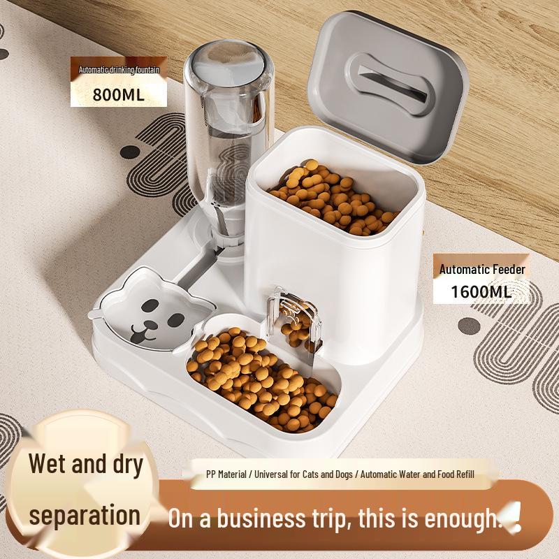 Automatic Pet Feeder and Water Dispenser for Cats and Dogs