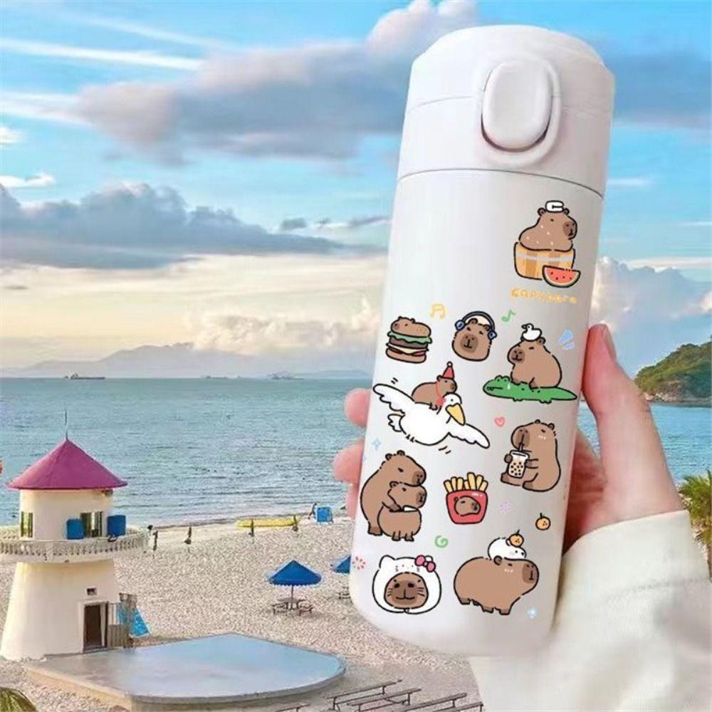 Stainless Steel Students Thermal Cup 420ML Travel Insulated Bottles  Outdoor