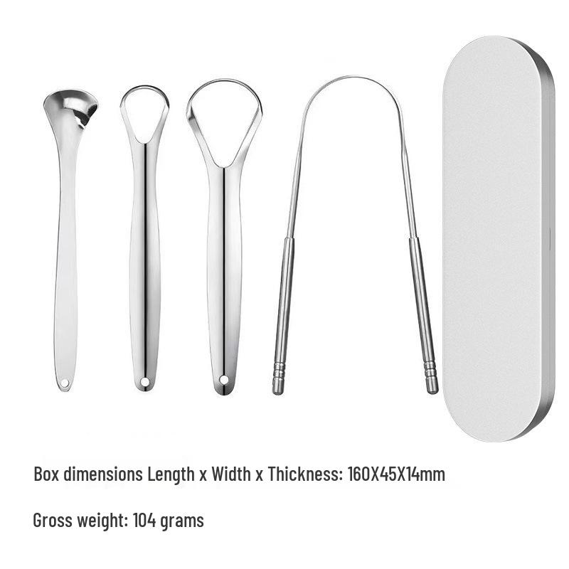 U-Shaped Portable Tongue Scraper for Adults