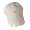 New versatile soft-top hat, baseball cap, pink sun hat, unisex letter baseball cap, Korean Dongdaemun style