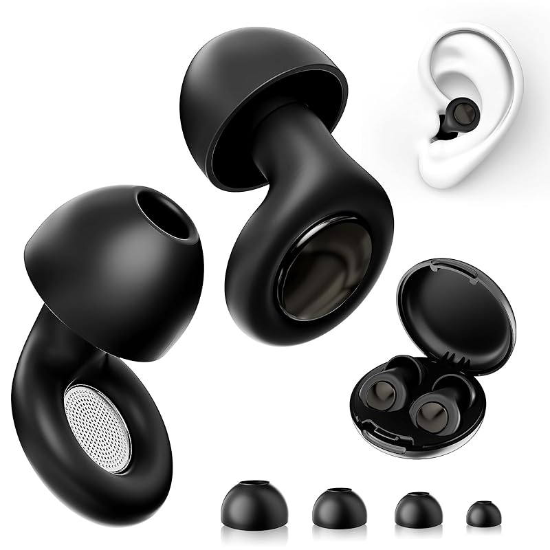 

Niceter ear plugs Sleeping [2025 New] Mimisen Completely soundproof 55db reduction noise canceling good sleep Sleep well Earplugs that only prevent