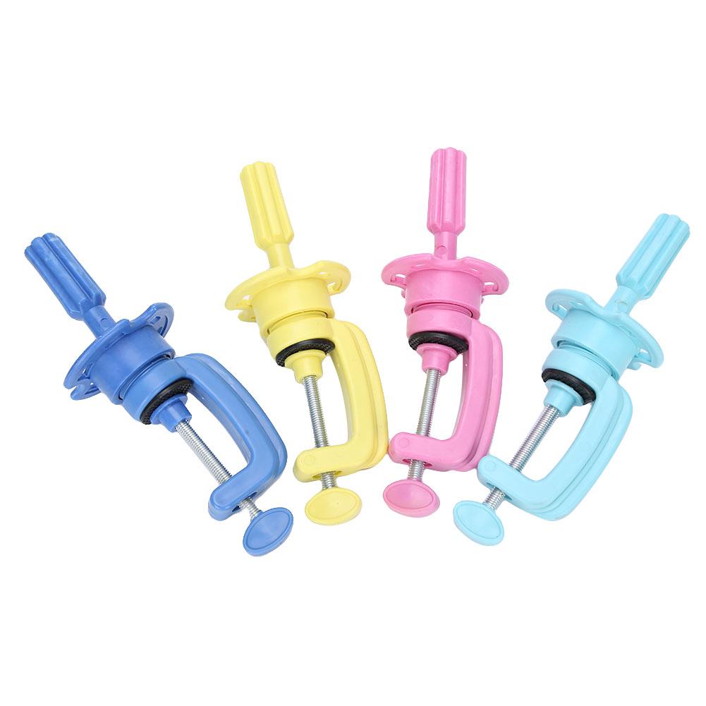 4pcs Wig Head Stand Adjustable Hairdressing False Head Mold Stand Bracket