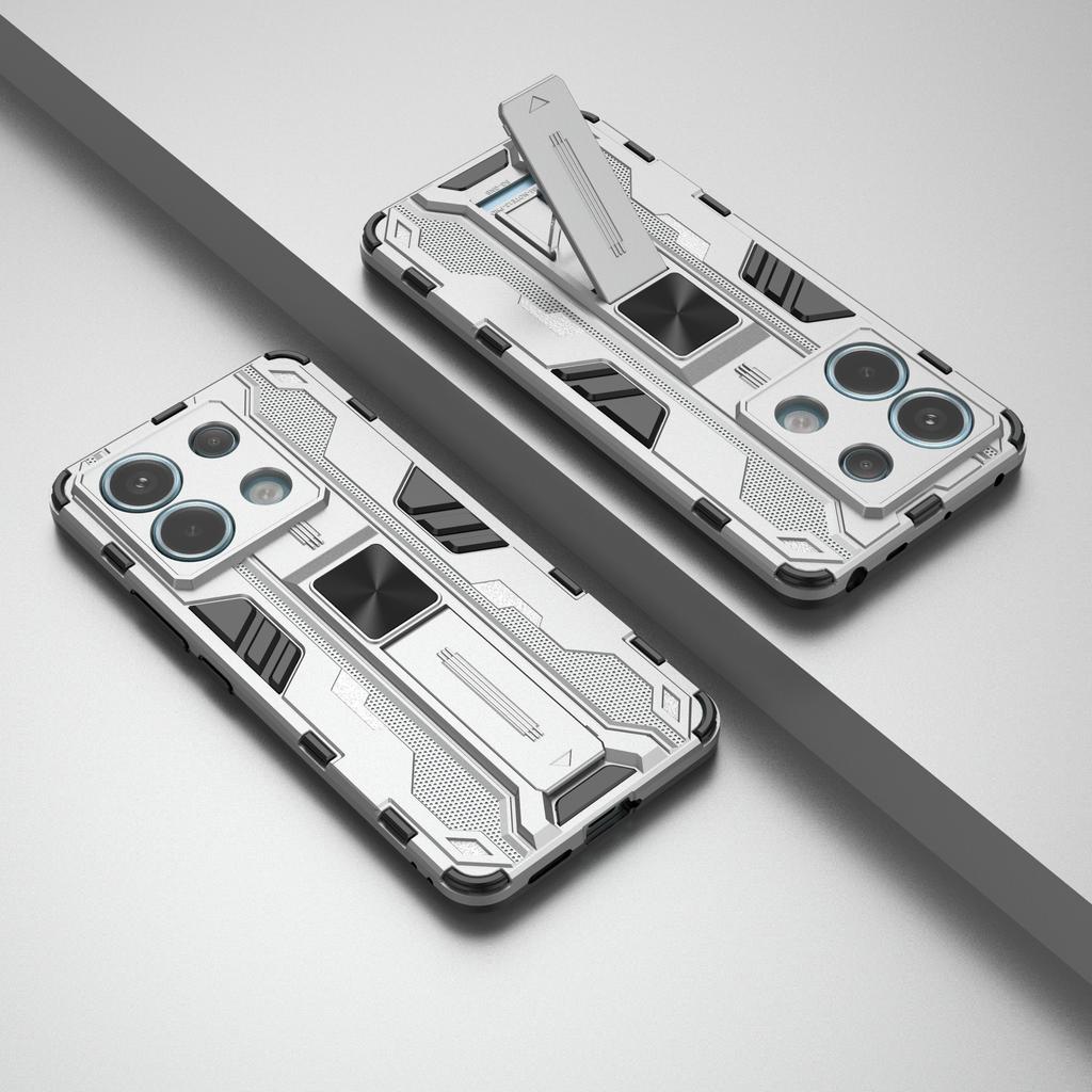 For Xiaomi Redmi Note 13 Pro 5G/Poco X6 5G Kickstand Case Anti-drop Phone Cover