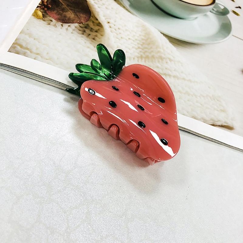 Fashion Hair Clip Lovely Fruit Claw Clip PonytailHolder Women Hair Accessories