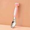 Cartoon Children's Spoon Stainless Steel Rice Spoon Meals Dessert Fruit Spoon  Food Accessories