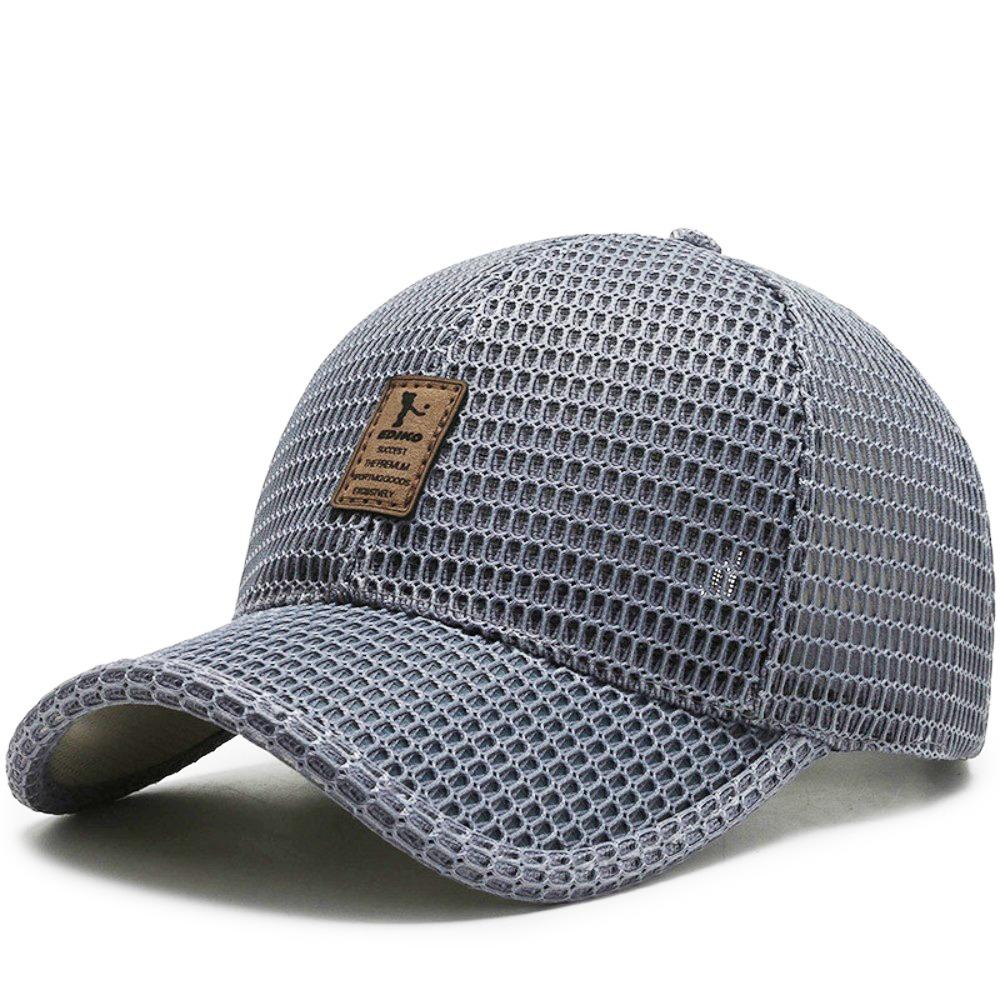 Adjustable Summer Baseball Cap Full Mesh Sunscreen Snapback Hats  For Man Women Unisex