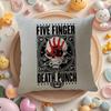 Fünf-Finger-Todesstoß Kissenbezug Sommer Frische Leinenstoff Doppelseitiger Druck Kissenhülle Sofa Heimdeko Geschenk