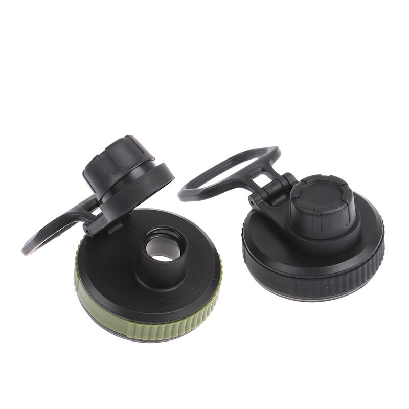 Náhradní víčko s brčkem a výklopným uzávěrem na láhev pro širokohrdlou láhev na vodu, venkovní přenosná plastová láhev