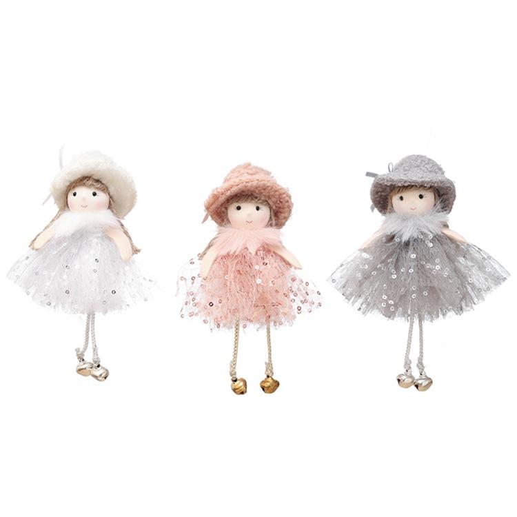 Christmas Decorations Cute Plush Angel Christmas Tree Decoration Pendant Small Pendant