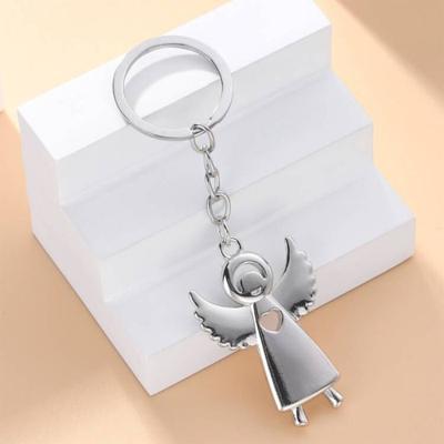 Metal Keychain Pendant Jewelry Keychain Angel Girl Jewelry Pendant