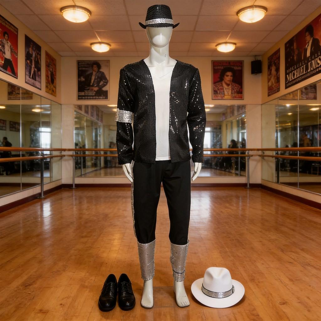Michael Jackson Performance Costume With Sequined Stage Outfit For Kids And Adults