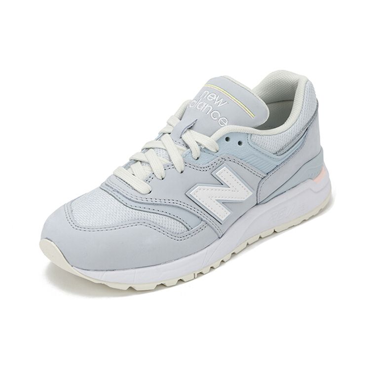 New Balance Nb 997 Comfortable Sports Mesh Suede Synthetic Leather Low Top Marathon Running Shoes Women Sneaker Light-Blue WL997HPB