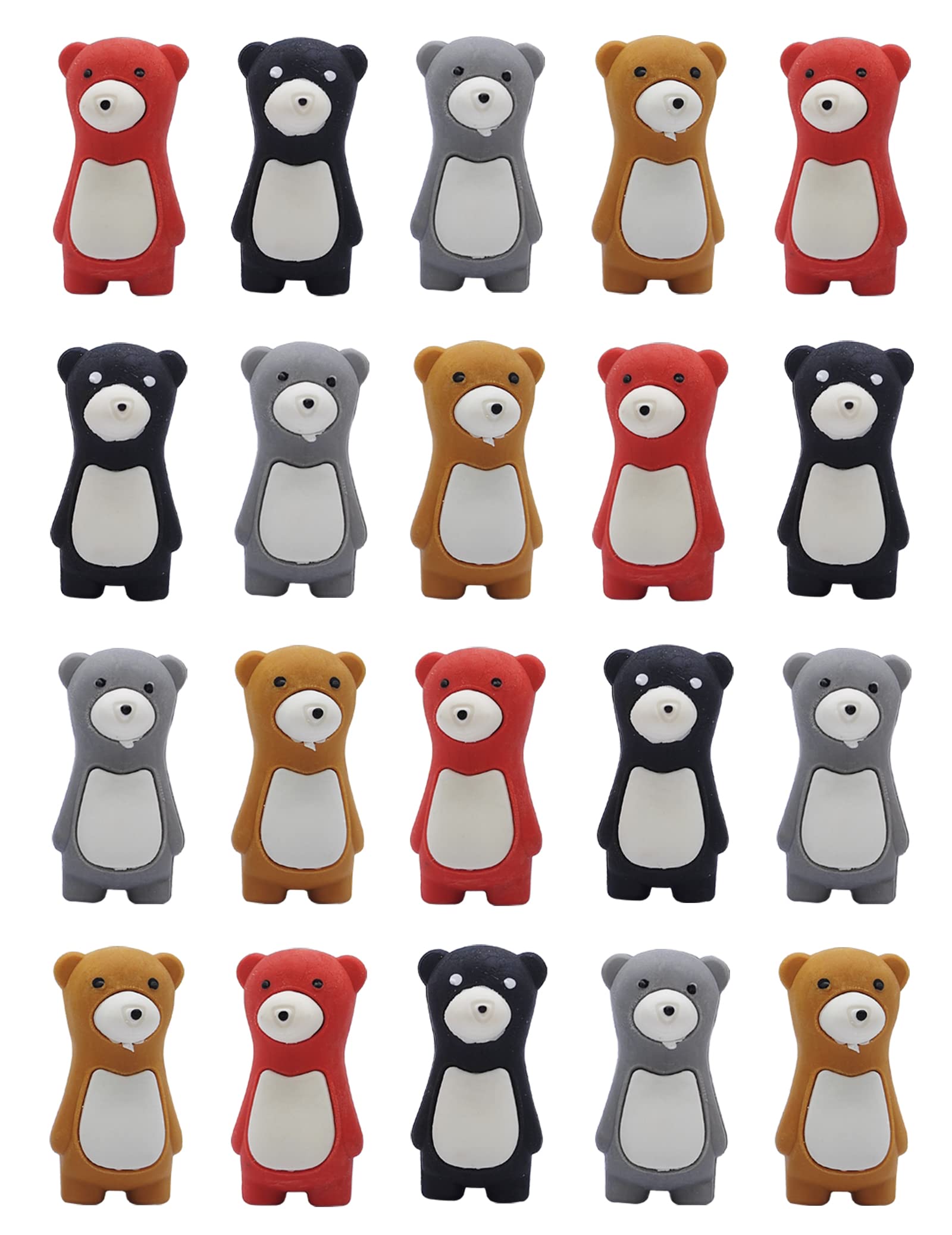 

Ranvi Kids 20 Mini Puzzle Pencil Kids Award School Prizes Erasers, Pieces, Erasers, Games, Parties, Carnivals, Lessons, Rewards, (Bear)