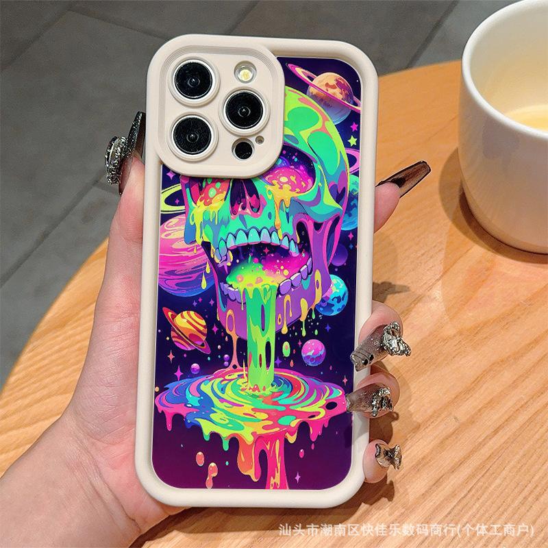 Trend pumpkin for Apple 15 all-inclusive iPhone16 anti-drop 13/12/11 PROMAX mobile phone case 14PLUS