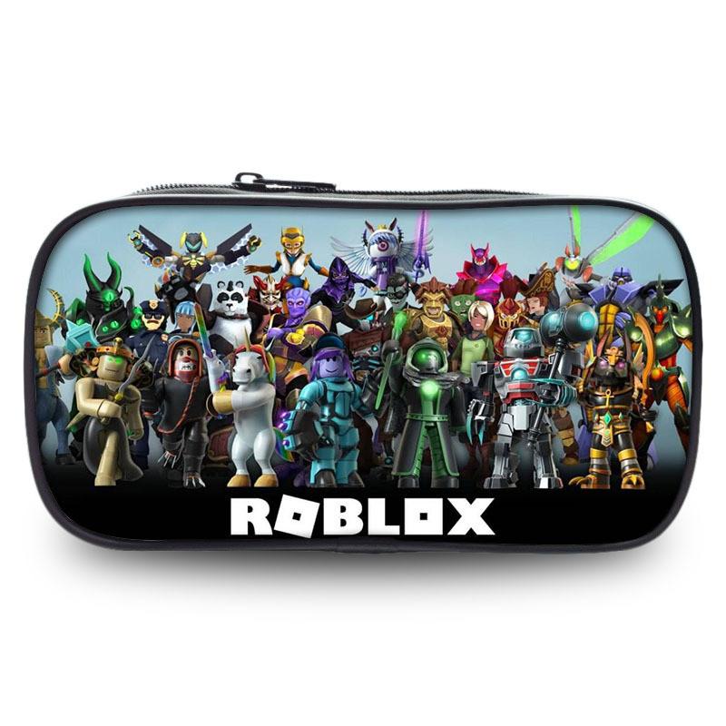 Spacious Roblox Pencil Case Durable Oxford Fabric Fun Designs For Students
