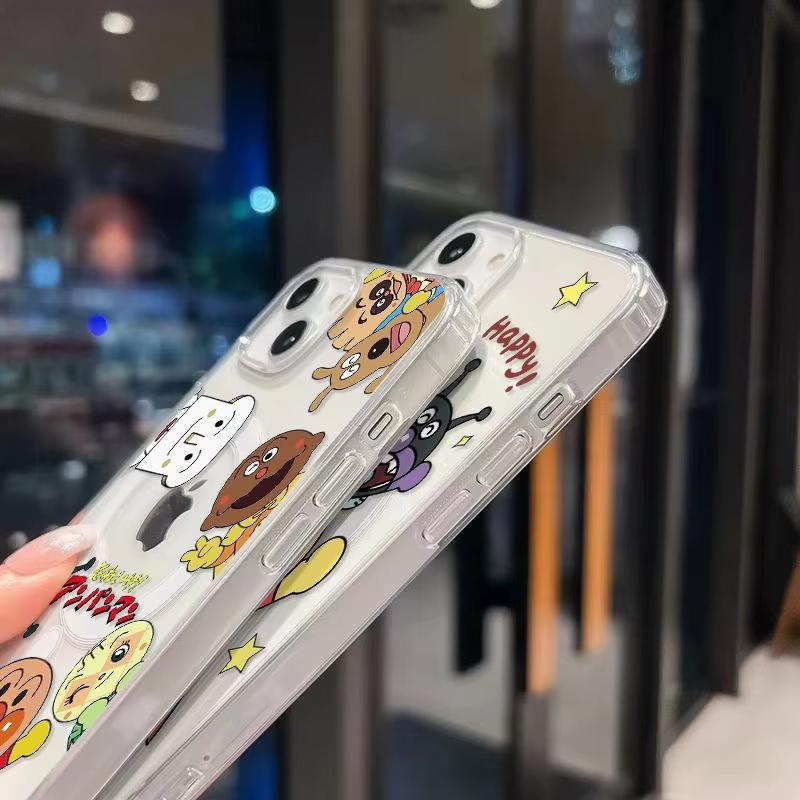 Anime Anpanma Magsafe Magnetic Phone Case For iPhone 17 Air 16 15 14 13 12 11 Pro Max Plus Mini SE 2020 2022 Soft Transparent