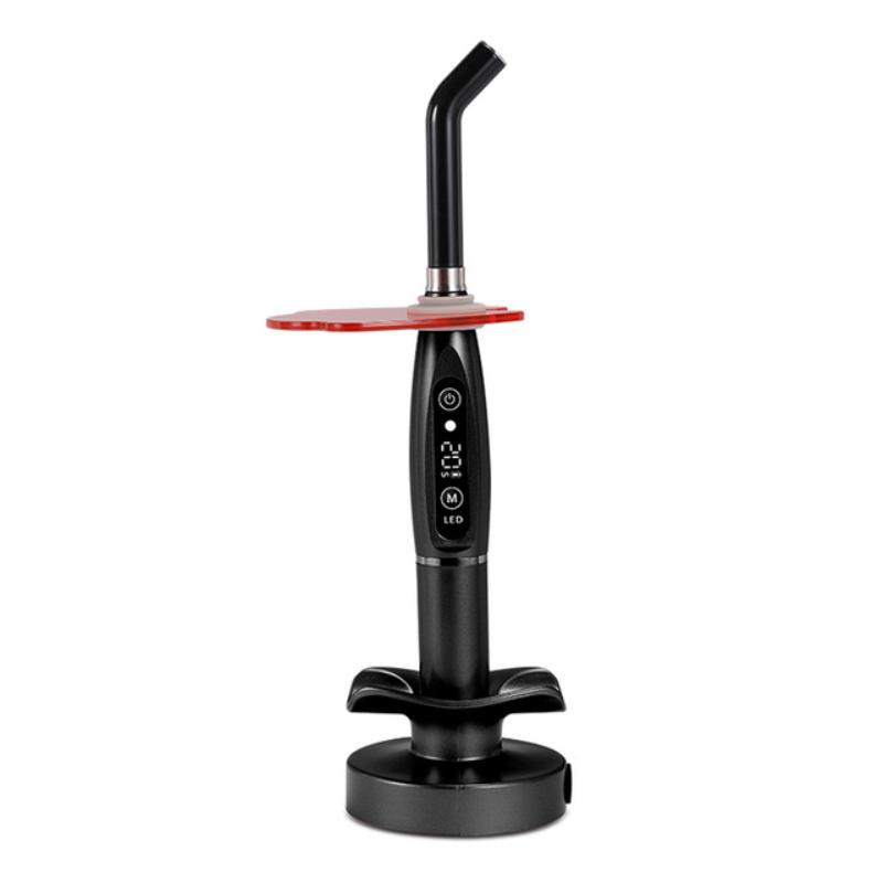 

JIN GT Прямая связь с фабрики, стоматологическая беспроводная светодиодная полимеризационная лампа с металлической головкой, светодиодное беспроводное беспроводное стоматологическое оборудование Solidify Upgrade black