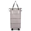 Extra Large Capacity Three-layer Extended Wet and Dry Clothes Moving with Wheel Storage Bag Can Be Used To Cover The Luggage Bag