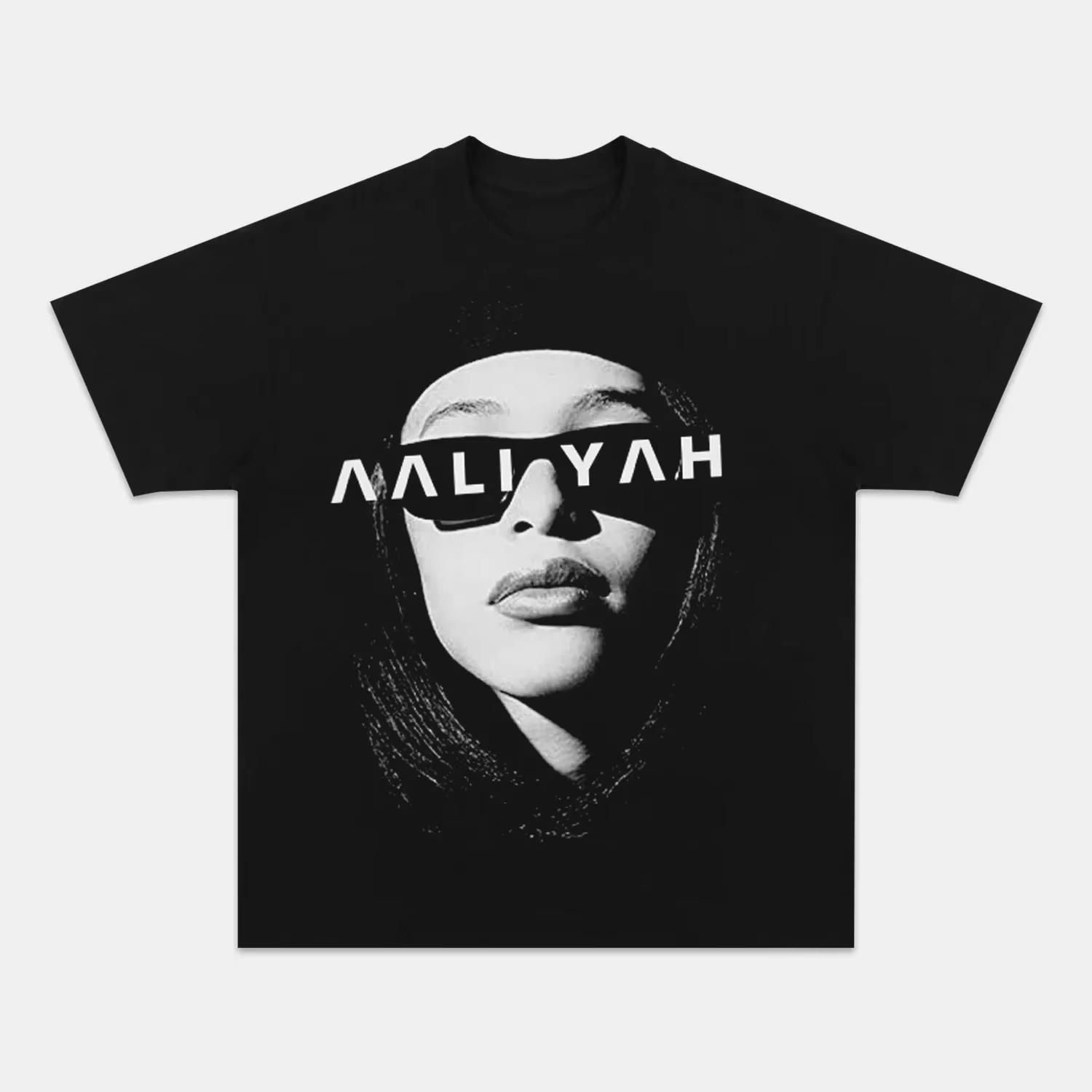 

2026 Summer New Style Alyya Portrait Pattern Unisexs TShirt Popular Fashion Roundneck Unisexs and Womens Matching Printed Tee 4XL