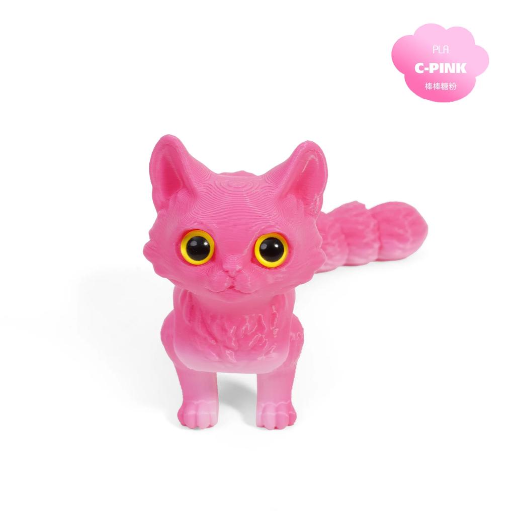 3D Printed Cute Cats Fidget Toys Tail Joint Movable Kawaii Kitten Room Decor Car Decoration Desktop Decorations Gifts To Friends