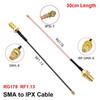 1Pcs RF1.13 Pigtail Jumper Cable RG178 U.FL IPX Coax Cable SMA To IPX Cable for Wifi Router Antenna