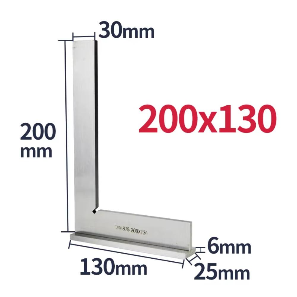 90 Degree Carpentry Ruler Stainless Steel Square Angle Ruler Simple Woodworking Measuring Tool