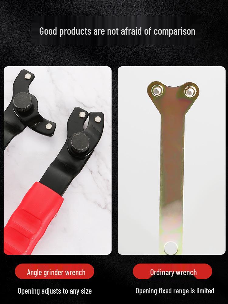 Adjustable Universal Angle Grinder Wrench for Disassembly and Polishing