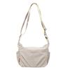 Large-capacity Casual Cloth Bag Women's New Versatile and Lightweight Shoulder Messenger Bag Fashionable Pleated Dumpling Bag