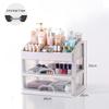 2-Tier Plastic Cosmetic Organizer with Drawers