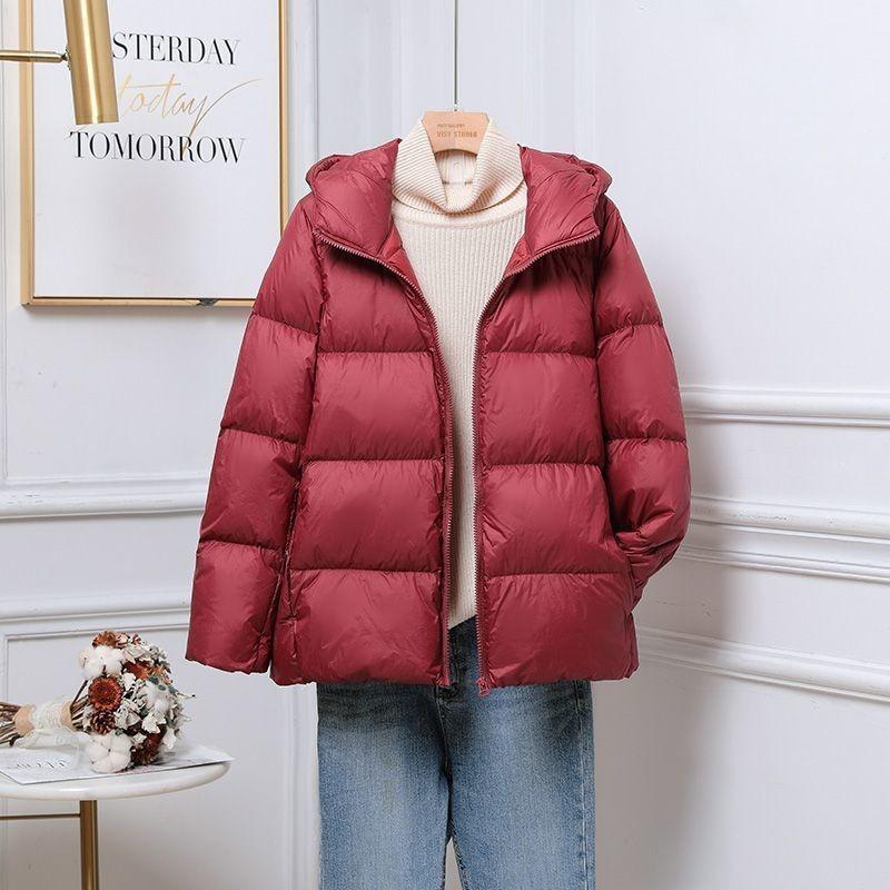 Down Jacket Women's New Winter Fashionable Temperament Simple Thickened Short Age-reducing Bread Jacket Cocoon Jacket