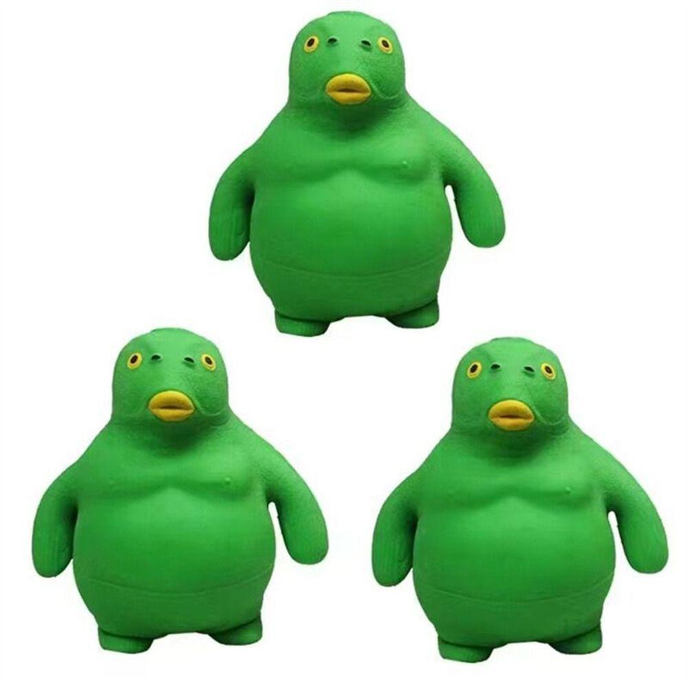 Spongy Animals Toys Silly Fish Green Head Fish Fidget Green Fish Squeeze Toy Squeeze Green Fish