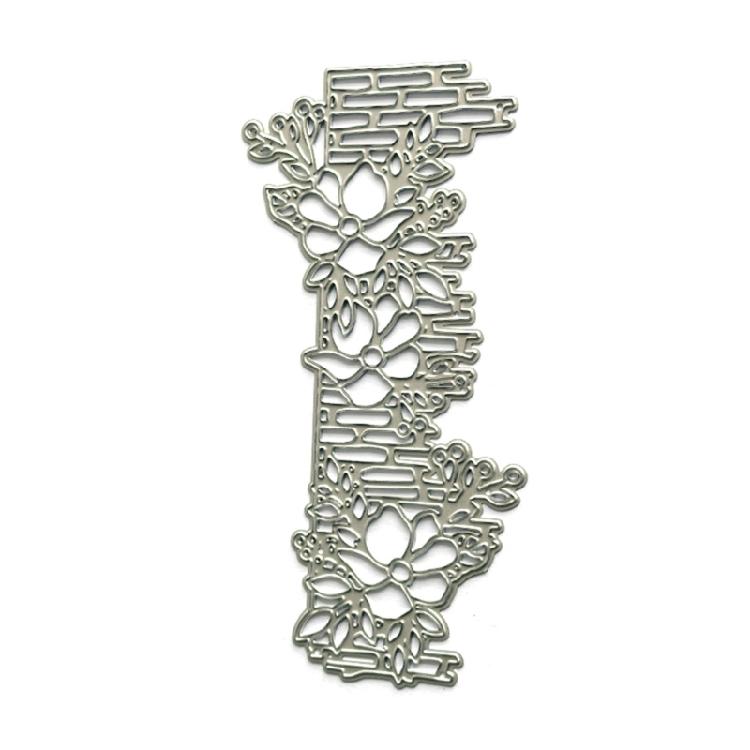 Цветочный забор Вырубные штампы Тисненые трафареты Металлические вырубки для скрапбукинга Открытки Скрапбук Украшение Вырубки Трафареты 1