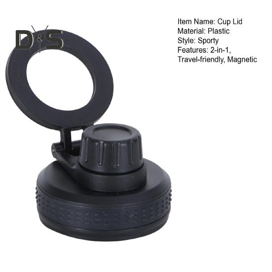 2-in-1 Insulated Cup Lid Leak-proof Water Bottle Spout Lid Magnetic Phone Holder Multifunctional Phone Stand Bottles Lid