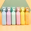 1/6Pcs Kawaii Cat Claw Pastel Color Highlighters Drawing Graffiti Art Markers Fluorescent Pen Cute Stationery School Supplies