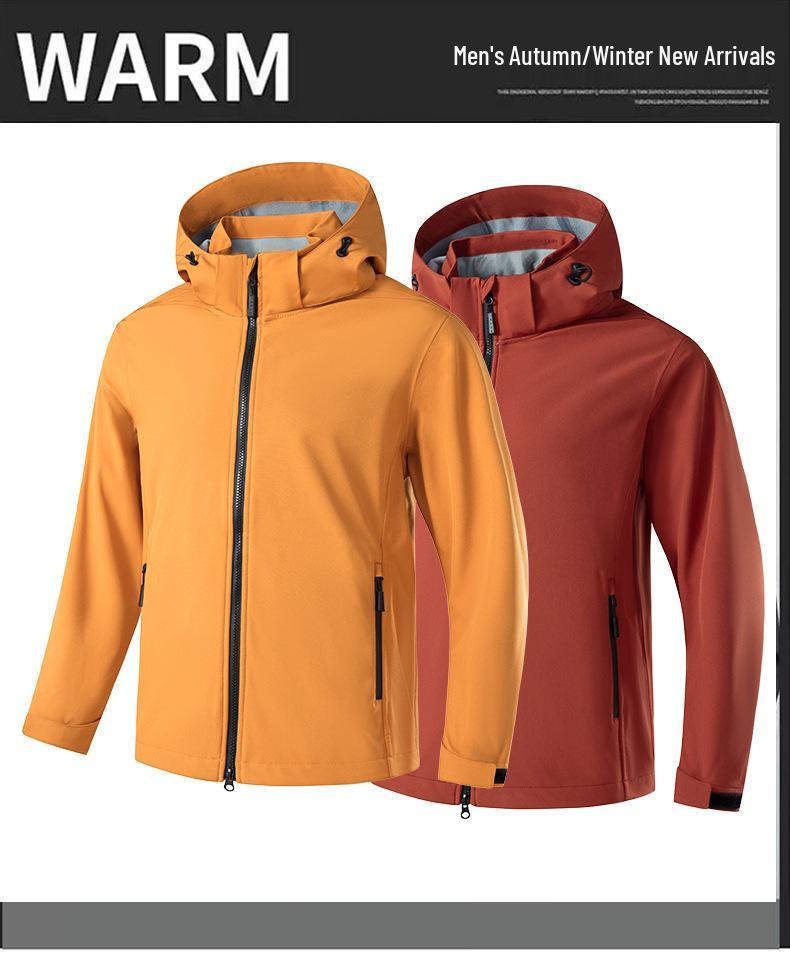 Unisex Windproof Waterproof Softshell Mountaineering Jacket - Fashionable & Versatile