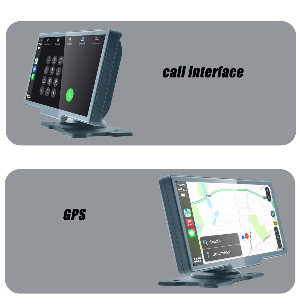 Support Wireless Carplay Android Auto Bluetooth Wifi Dvr Recording 1026 " Player