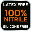 Nitrile Gloves, Black, 100 Pieces, Size L