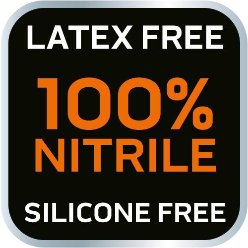 Nitrile Gloves, Black, 100 Pieces, Size L