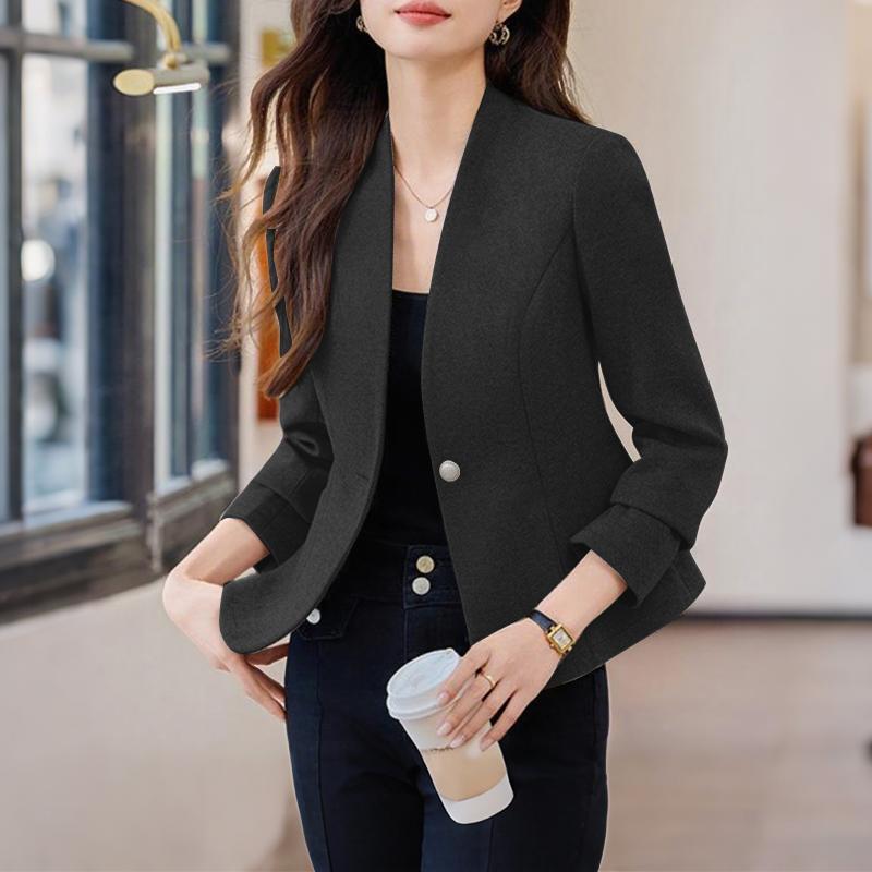 

ZANZEA Женские повседневные кардиганы с V-образным вырезом, свободного кроя, с длинным рукавом M